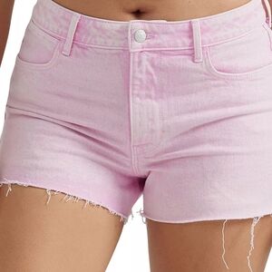Women's Wrangler High-Rise Vintage Cutoff Jean Shorts 4 NWT Venus light pink